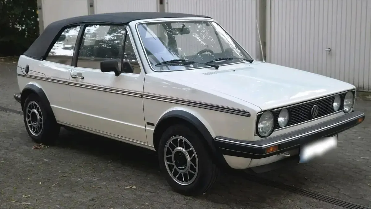 Gebraucht VW Golf Cabriolet Design 90 PS (66 kW) 1987 Weiß Cabrio