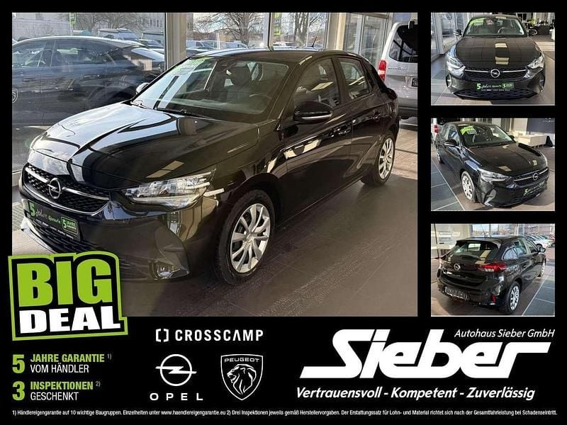 Gebraucht Opel Corsa Edition 75 PS (55 kW) 2023 Diamant schwarz/karbon schwarz Kleinwagen