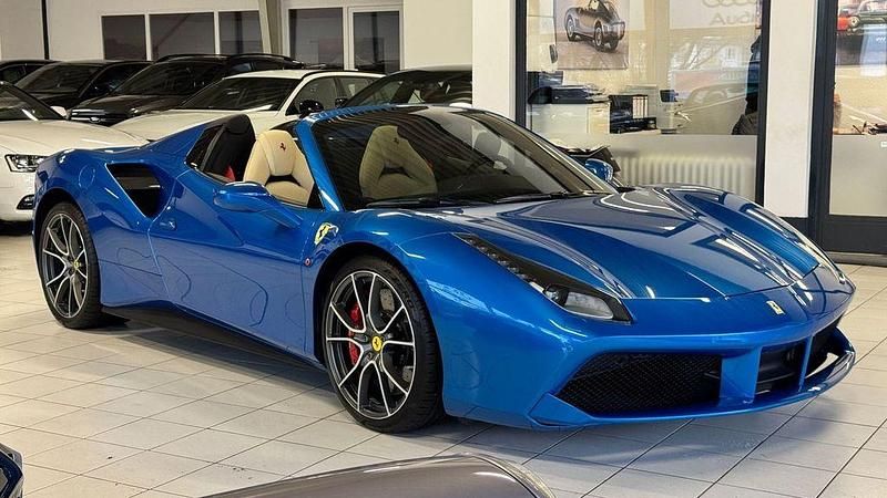 Blau Gebraucht 2017 Ferrari 488 Cabrio | 249.900 € (Fairer Preis) - Bild 1/4