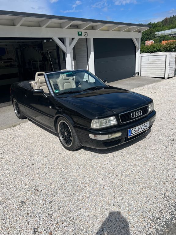 Schwarz Gebraucht 1998 Audi Cabriolet Sport Cabrio | 13.900 € (Fairer Preis) - Bild 1/4