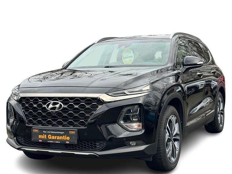 Schwarz Gebraucht 2018 Hyundai Santa Fe Premium SUV | 25.680 € (Etwas zu teuer) - Bild 1/4