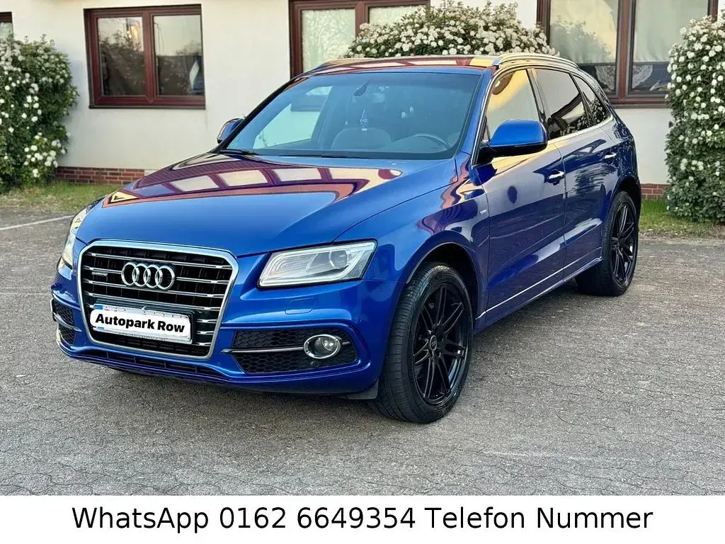 Second-hand Audi Q5 S-Line 258 CP (189 kW) 2016 Albastru SUV