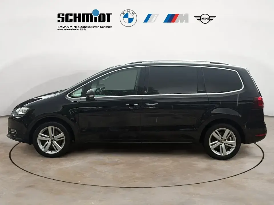 Gebraucht VW Sharan Highline 184 PS (135 kW) 2016 (schwarz)  deep black perleffekt Van / Kleinbus