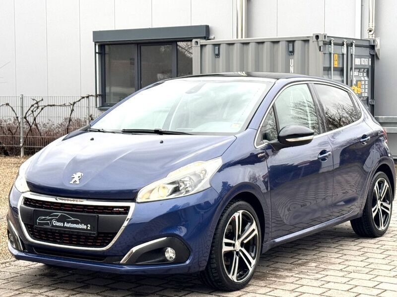 Lackierung blau virtuel/metall Gebraucht 2016 Peugeot 208 GT-line Kleinwagen | 9.990 € (Fairer Preis) - Bild 1/4