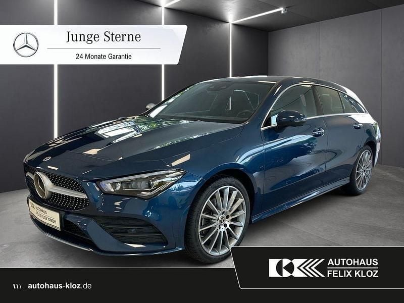 Blau Gebraucht 2022 Mercedes CLA250e Shooting Brake AMG Kombi | 28.700 € (Fairer Preis) - Bild 1/4