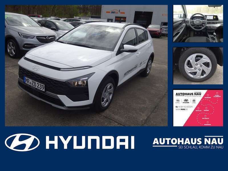 Atlas white / sol Gebraucht 2024 Hyundai Bayon Select SUV | 18.490 € (Guter Preis) - Bild 1/3