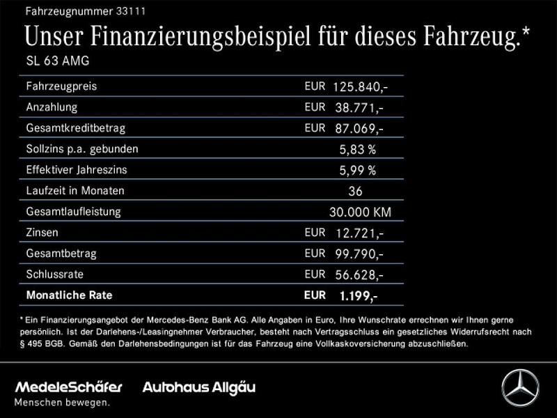 Monzagrau magnolackierung Gebraucht 2022 Mercedes SL63 AMG AMG Cabrio | 125.840 € (Superpreis) - Bild 1/1