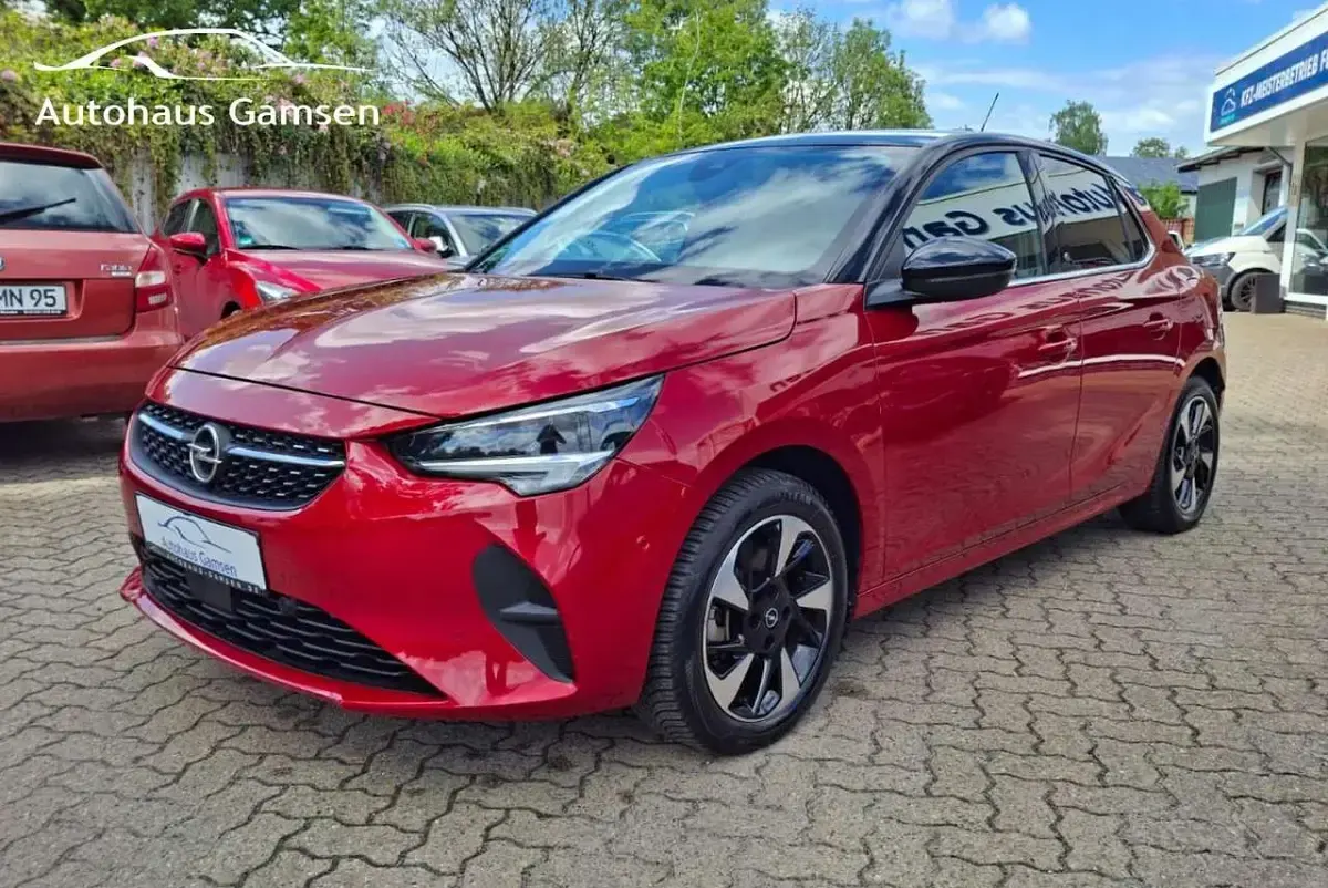 Gebraucht Opel Corsa-e Elegance 100 kW (136 PS) 2022 Rot Kleinwagen