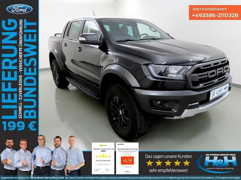 Obsidianschwarz (metallic) Gebraucht 2023 Ford Ranger Raptor Abholung | 45.840 € (Teuer) - Bild 1/4