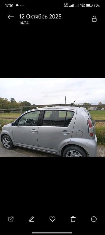 Gebraucht Daihatsu Sirion 2005 Silber Kleinwagen