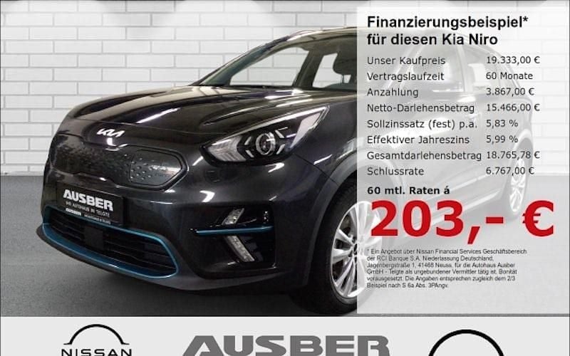 Grau Gebraucht 2021 Kia e-Niro Vision SUV | 19.333 € (Fairer Preis) - Bild 1/4