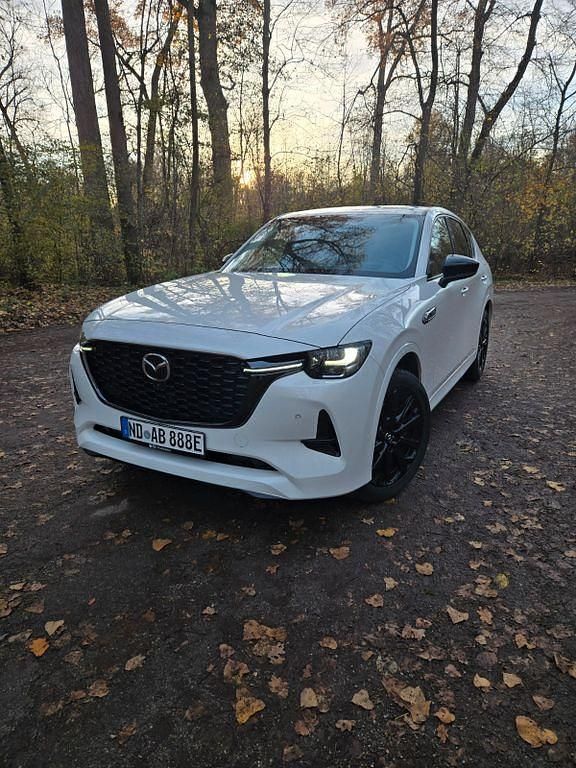 Weiß Gebraucht 2022 Mazda CX-60 Homura-Line SUV | 35.400 € (Fairer Preis) - Bild 1/4