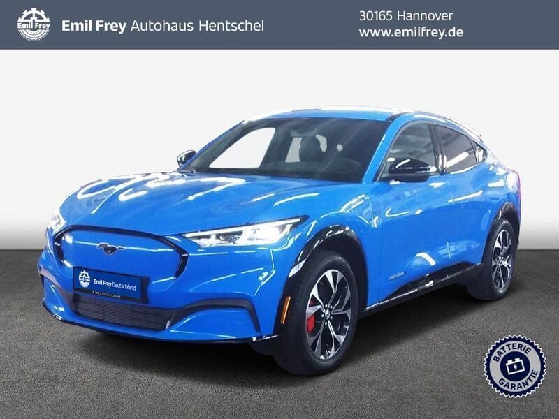 Grabber blue metallic Gebraucht 2023 Ford Mustang Mach-E S SUV | 38.528 € (Superpreis) - Bild 1/3