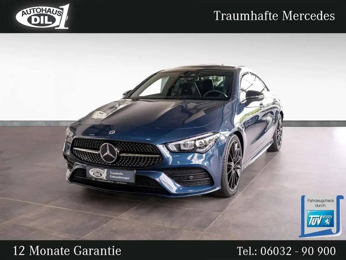 Gebraucht Mercedes CLA200 AMG 163 PS (119 kW) 2022 Denimblau Coupé