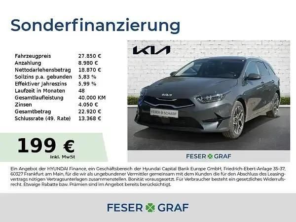 Pentametal grau Gebraucht 2025 Kia Ceed Kleinwagen | 27.850 € (Etwas zu teuer) - Bild 1/3