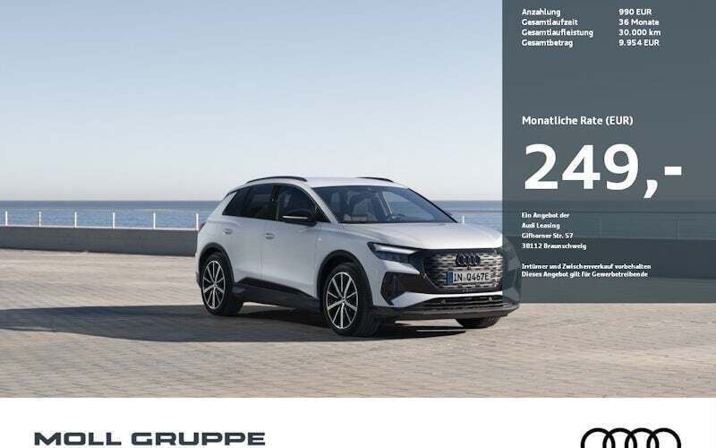 Grau Neu 2025 Audi Q4 e-tron SUV | 46.150 € (Superpreis) - Bild 1/3