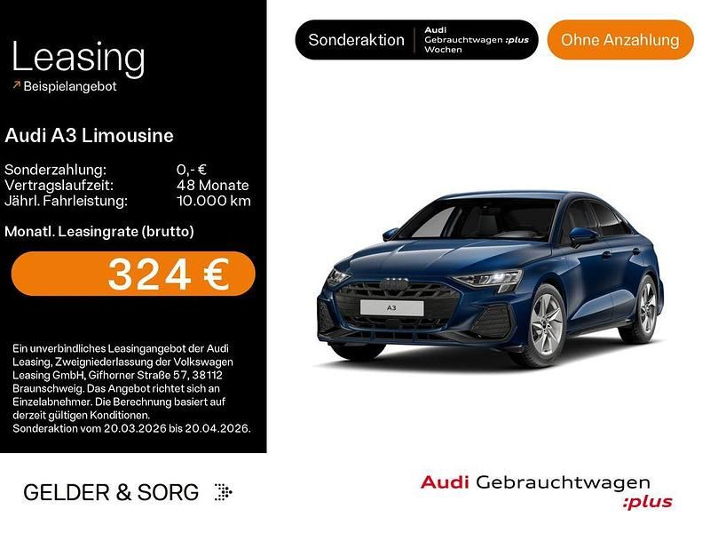 Gebraucht Audi A3 S-Line 150 PS (110 kW) 2025 Ascariblau metallic Limousine