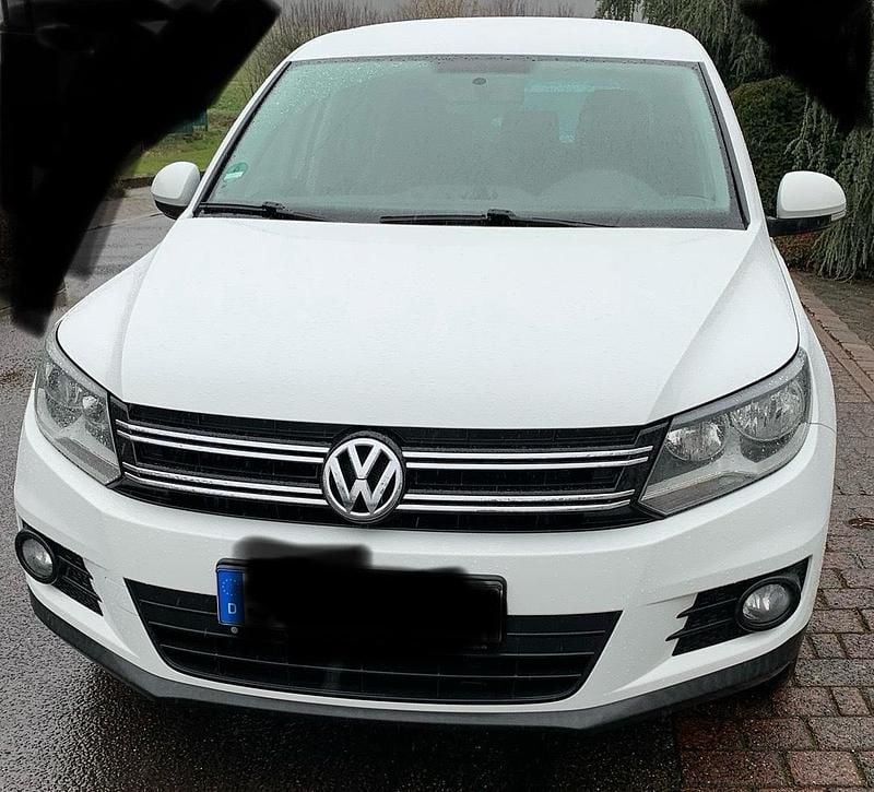 Gebraucht VW Tiguan Trendline 122 PS (89 kW) 2014 Weiß SUV