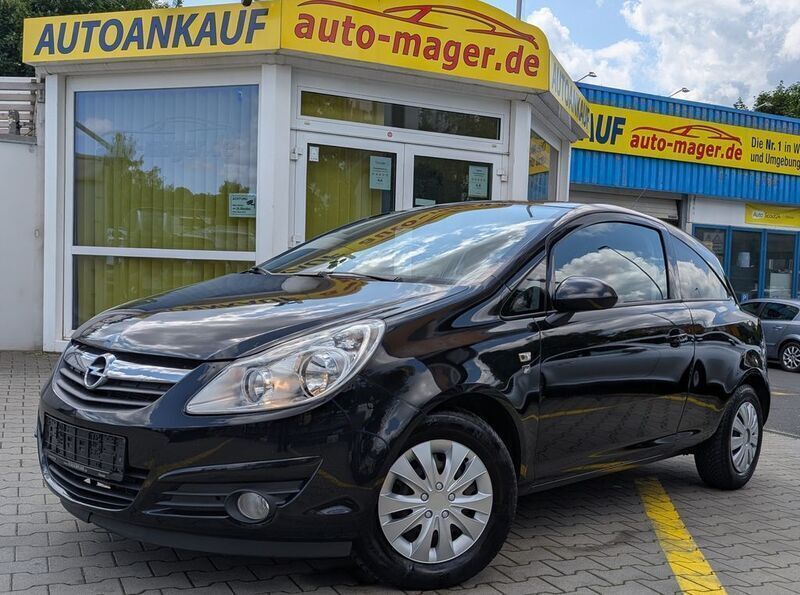 Schwarz Gebraucht 2010 Opel Corsa Kleinwagen | 4.450 € (Fairer Preis) - Bild 1/4