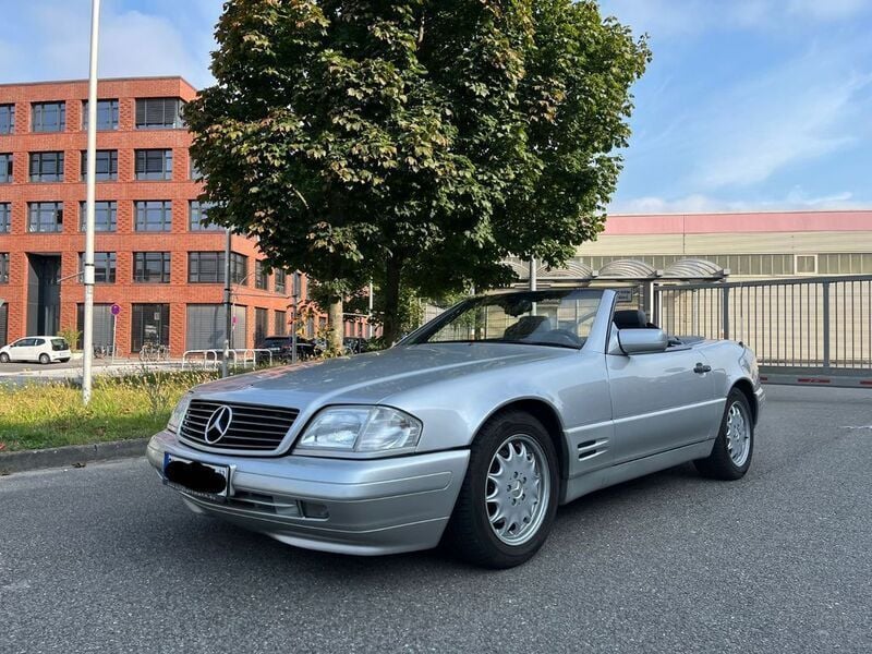 Silber Gebraucht 1997 Mercedes SL320 Cabrio | 12.690 € (Superpreis) - Bild 1/4