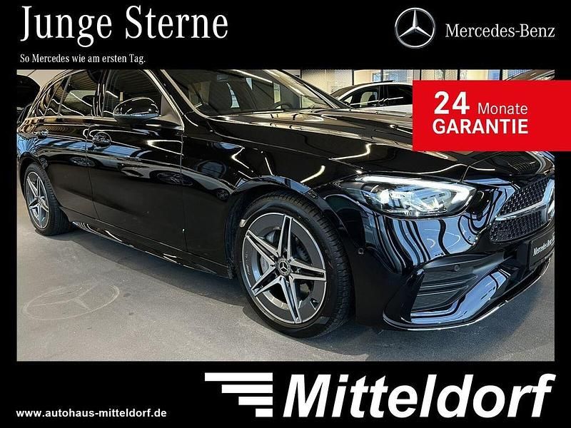 Schwarz Gebraucht 2024 Mercedes C200 Advanced Limousine | 40.880 € (Fairer Preis) - Bild 1/4