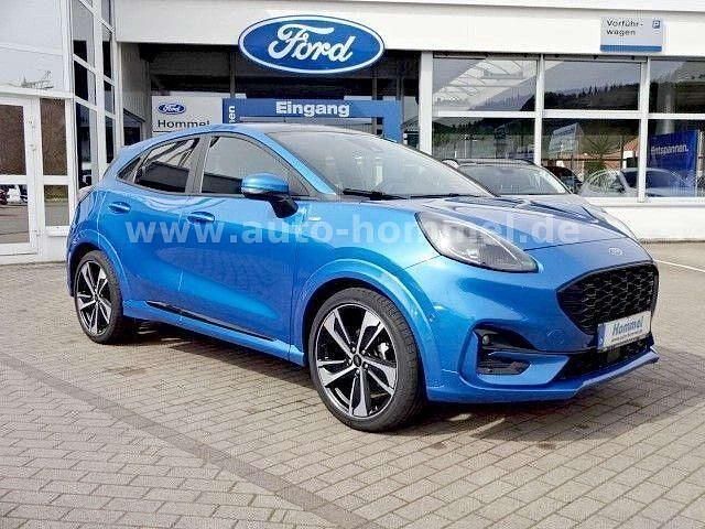 Blau metallic Gebraucht 2021 Ford Puma ST-Line Coupé | 20.490 € (Fairer Preis) - Bild 1/4
