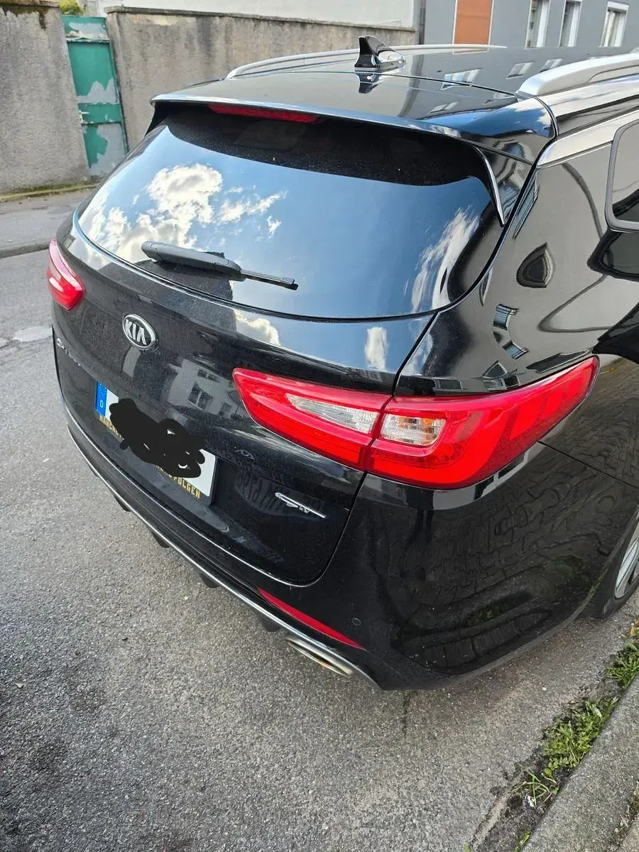 Gebraucht Kia Optima GT 245 PS (180 kW) 2017 Schwarz Kombi