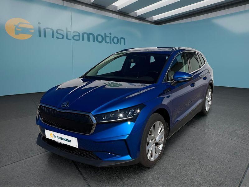 Blau Gebraucht 2021 Skoda Enyaq iV SUV | 31.499 € (Fairer Preis) - Bild 1/4