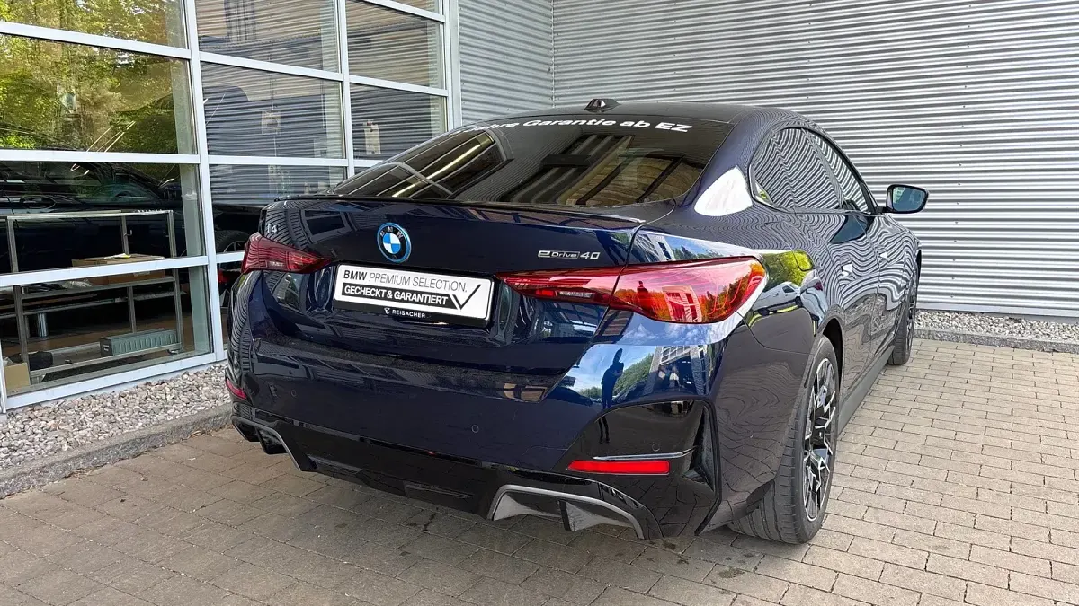 Brugt BMW i4 Efficient Dynamics 250 kW (340 HK) 2025 Blå Sedan