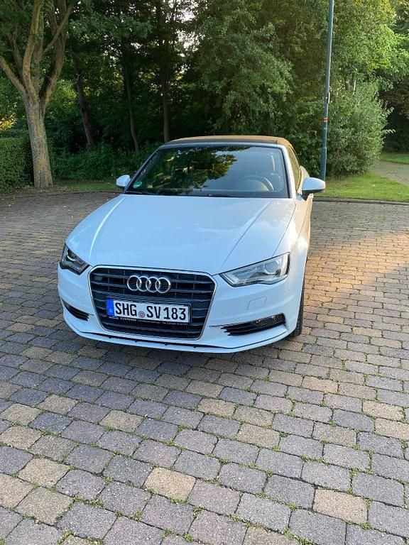 Weiß Gebraucht 2014 Audi A3 Cabriolet Cabrio | 13.890 € (Fairer Preis) - Bild 1/4