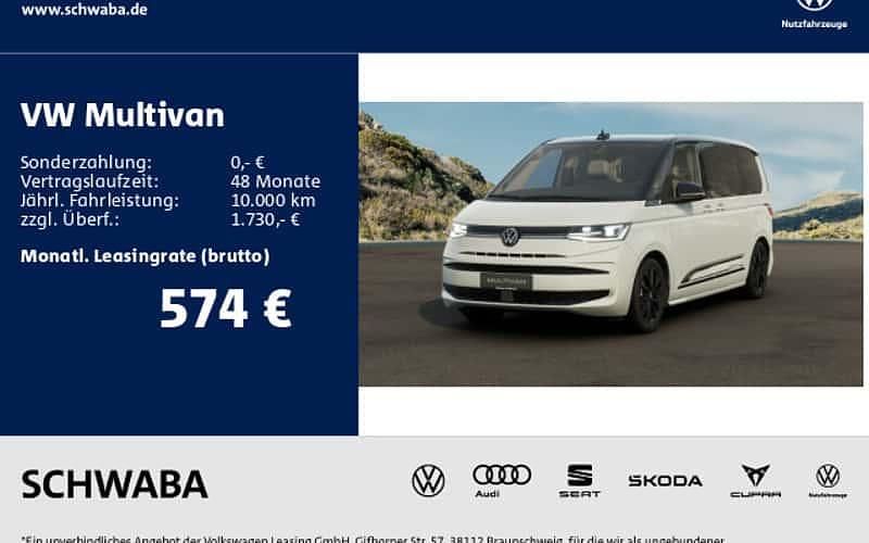 Weiß Neu 2025 VW Multivan Edition Van | 63.980 € - Bild 1/4