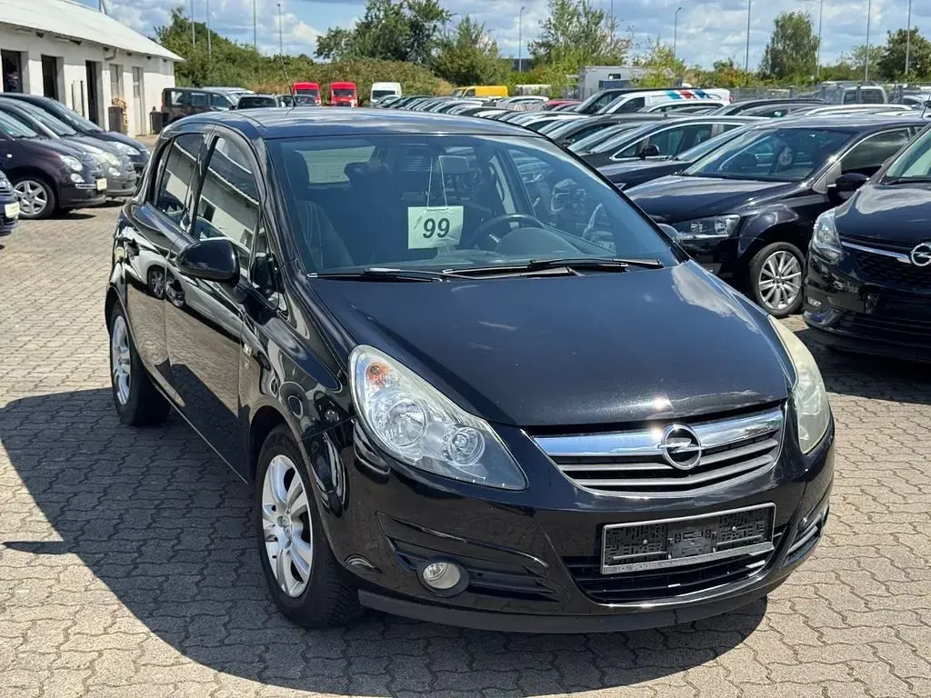 Gebraucht Opel Corsa Edition 90 PS (66 kW) 2010 Schwarz Kleinwagen