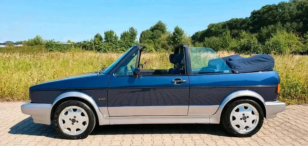 Brugt VW Golf Cabriolet 98 HK (72 kW) 1991 Blå Cabriolet