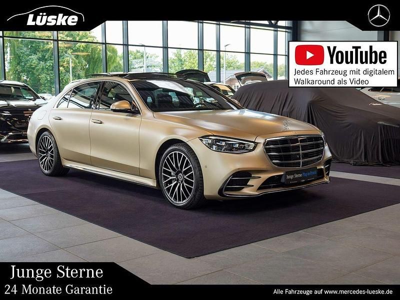 Gold Gebraucht 2021 Mercedes S580 AMG line Limousine | 94.900 € (Etwas zu teuer) - Bild 1/4