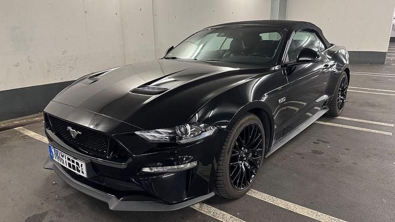 Schwarz Gebraucht 2018 Ford Mustang GT Cabrio | 39.000 € (Fairer Preis) - Bild 1/4