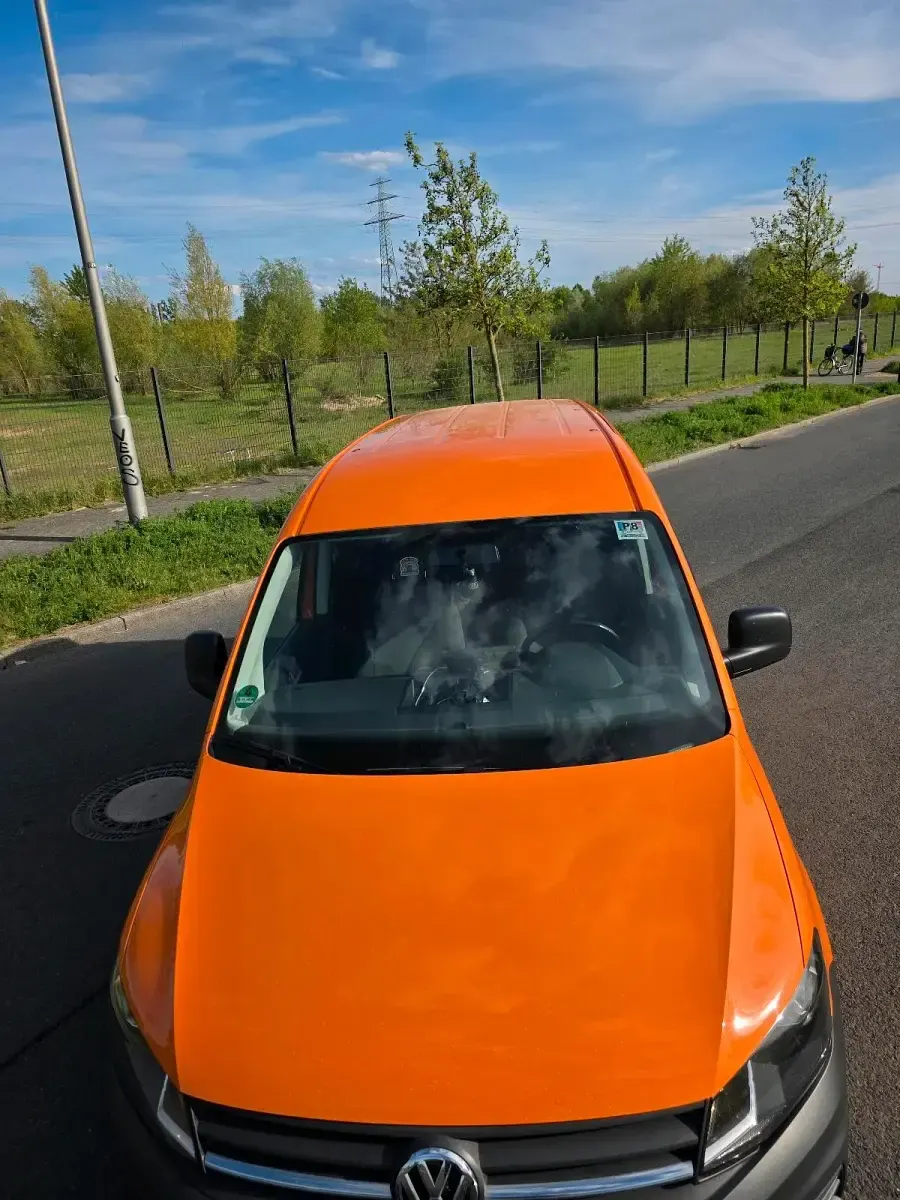 Gebraucht VW Caddy Maxi 150 PS (110 kW) 2019 Orange Van / Kleinbus