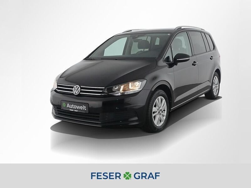 Deep black perleffekt Gebraucht 2022 VW Touran Comfortline Van / Kleinbus | 23.940 € (Fairer Preis) - Bild 1/4