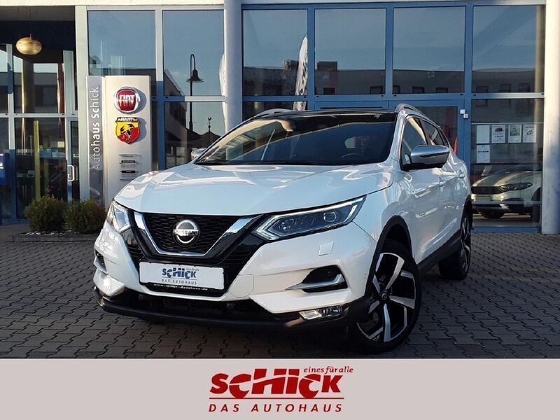 Brilliant white (m) Gebraucht 2019 Nissan Qashqai Tekna+ SUV | 18.880 € (Fairer Preis) - Bild 1/4