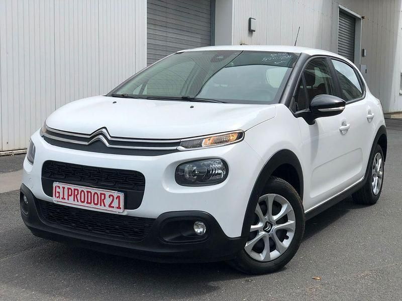Weiß Gebraucht 2019 Citroën C3 Kleinwagen | 7.140 € (Guter Preis) - Bild 1/3