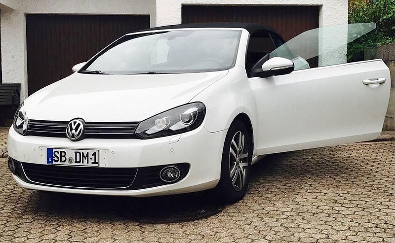 Weiß Gebraucht 2012 VW Golf Cabriolet Cabrio | 9.900 € (Fairer Preis) - Bild 1/4