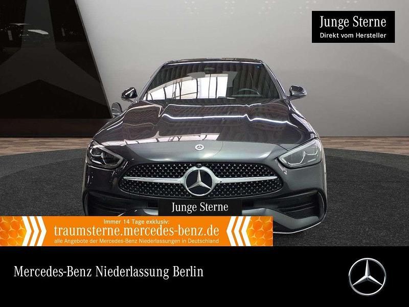 Graphitgrau Gebraucht 2024 Mercedes C220 AMG Limousine | 49.990 € - Bild 1/3