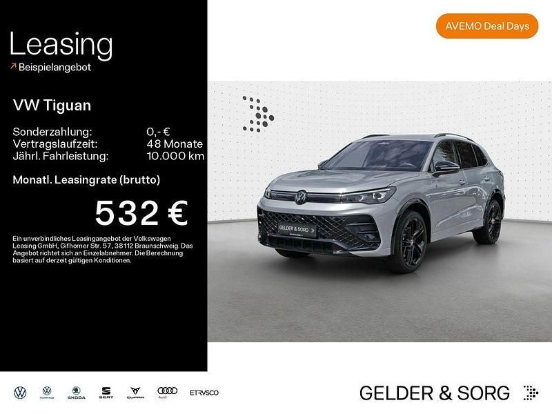 Oyster silver metallic Gebraucht 2024 VW Tiguan R-line SUV | 47.990 € (Fairer Preis) - Bild 1/4