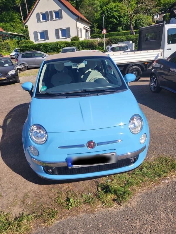 Blau Gebraucht 2013 Fiat 500 Cabrio | 6.500 € (Fairer Preis) - Bild 1/4