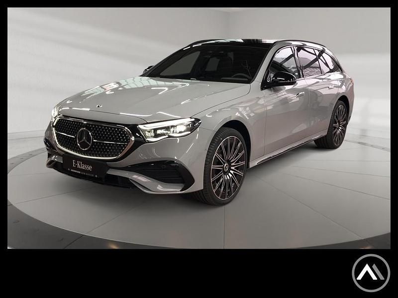 Grau manufaktur lack manufaktu Gebraucht 2024 Mercedes E450 AMG Kombi | 94.879 € - Bild 1/4