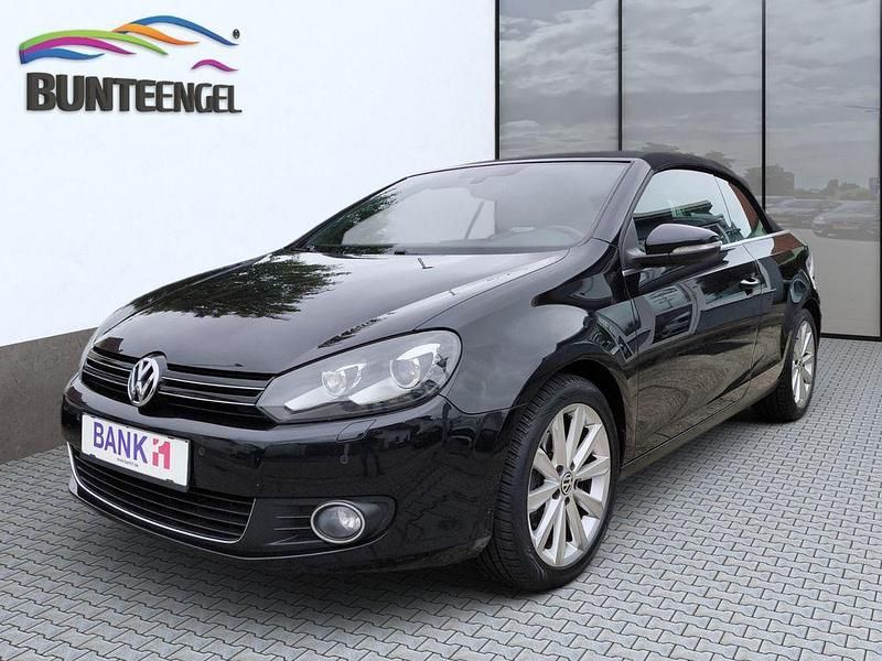 Schwarz Gebraucht 2012 VW Golf Cabriolet Comfortline Cabrio | 7.490 € (Guter Preis) - Bild 1/4