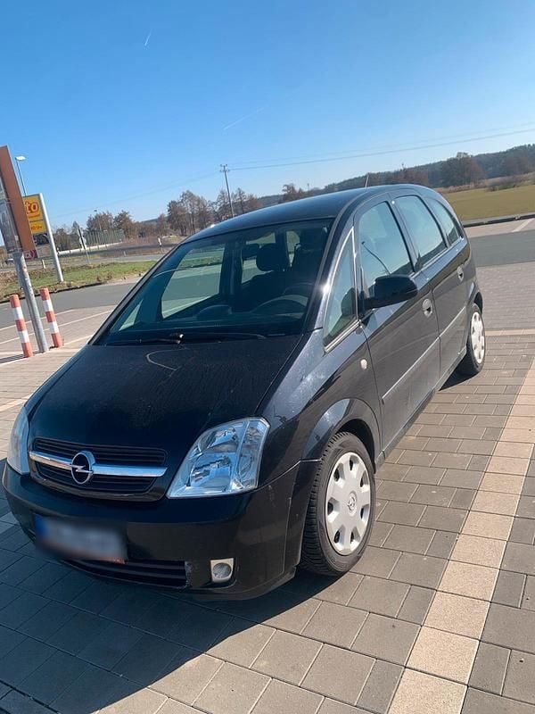 Gebraucht Opel Meriva 101 PS (74 kW) 2004 Schwarz Van / Kleinbus