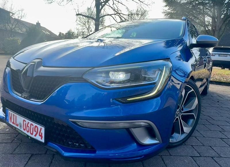 Blau Gebraucht 2017 Renault Mégane GrandTour GT Kombi | 15.999 € - Bild 1/4
