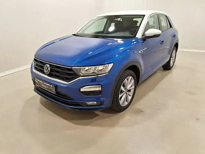 Gebraucht VW T-Roc R-line 150 PS (110 kW) 2021 Ravennablau metallic SUV