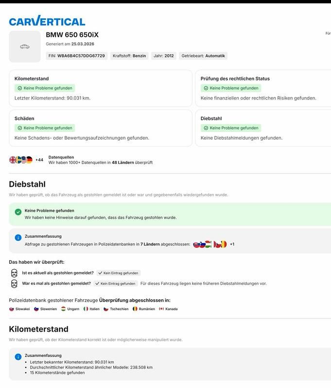 Second-hand BMW 650 449 CP (330 kW) 2014 Alb Coupe