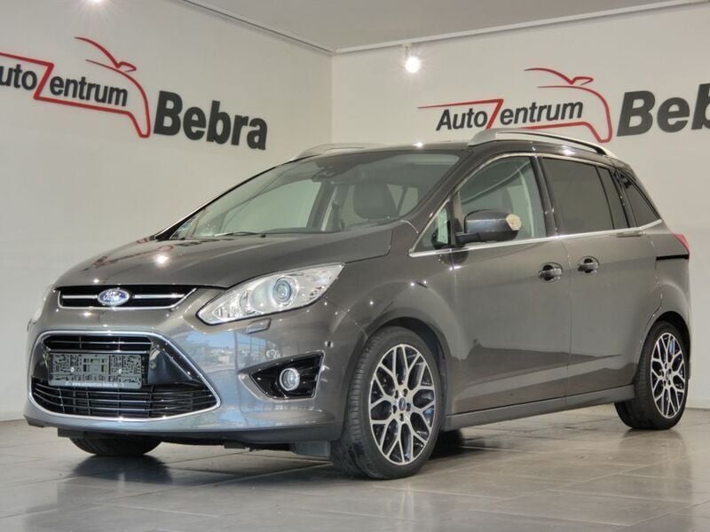Grau Gebraucht 2015 Ford C-MAX Titanium Van / Kleinbus | 8.800 € - Bild 1/4